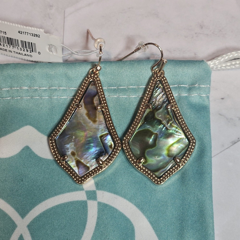 NEW Kendra Scott Abalone Alex Drop Earrings